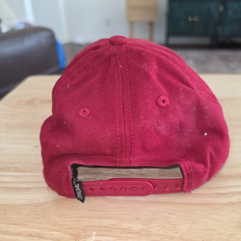Official Crown of Snapback California Republic Bear Flag Flat Bill Hat Red Blue